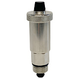 Воздухоотводчик резьб. 1/2", PN10, WAAG, латунь, вертикальный, отсекающий