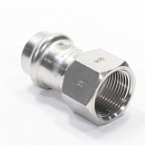 Переходник 22-3/4", WAAG Heavy Inox, пресс-резьба, вн., сталь нержавеющая