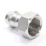 Переходник 22-1", WAAG Heavy Inox, пресс-резьба, вн., сталь нержавеющая