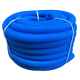 Труба гофра WAAG DN32 x 5,0 PN10 (бухта 75 м), PE-LD, синяя, для труб D16-20 мм