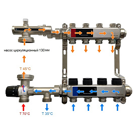 схема узла 12,5 кВт