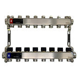 Коллектор WAAG 588 1"х3/4", 8вых., c клапанами, сталь нерж.