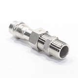 Американка 15-1/2", WAAG Heavy Inox, пресс-резьба, нар., сталь нержавеющая