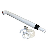 Дымоход в сборе WAAG DN60/100 x  L1м, АНТИЛЕД