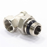 Клапан запорный 3/4", PN10, WAAG, угловой 