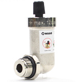 Воздухоотводчик резьб. 1/2", PN10, WAAG, латунь, угловой