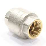 Клапан обратный осевой резьб. 3/4", PN40, WAAG, латунь, затвор-латунь