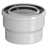 Переходник 110/160-100/150, WAAG, раструб-труба, алюминий/полимер, (для конденс.котла)