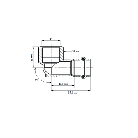 отвод рез вн 28 1 waag чертеж