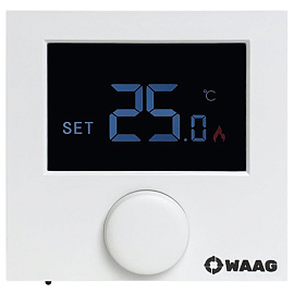 белый термостат без Wi-Fi