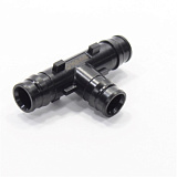 Тройник 16-16-16, WAAG Xpand, обж.кольцо-обж.кольцо, полифениленсульфон