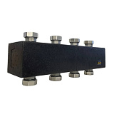 Распределительная гребенка WAAG M 1 1/2"х1 1/2", 3вых., сталь черная, до 85 кВт.